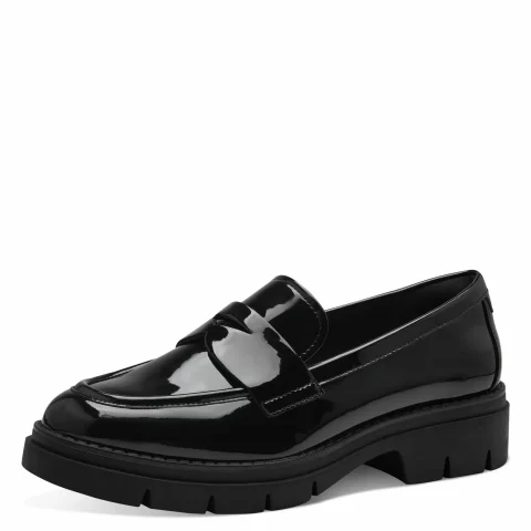 Дамски Лоуфър TAMARIS – 1-24313-42-018 BLACK PATENT — снимка 3