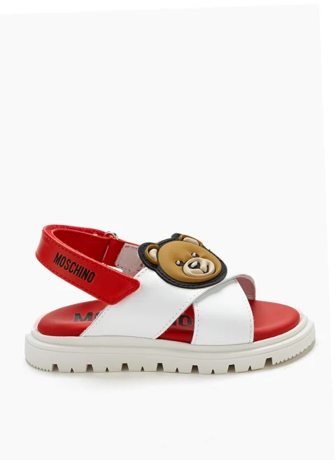 Сандали 'Teddy Patch' Moschino Kids
