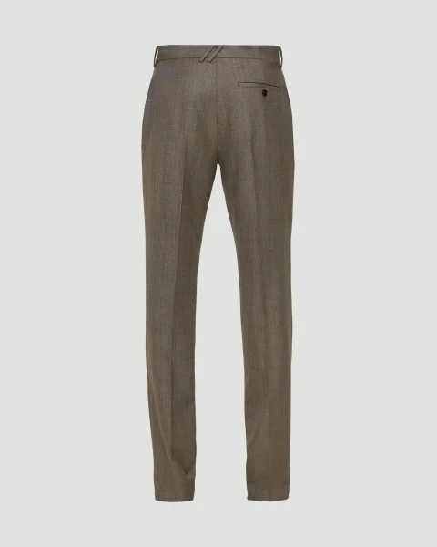 Sharkskin Wool Tailored Trousers — снимка 2