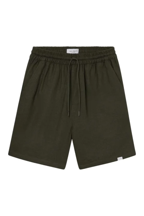Бермуда Otto Linen Shorts LDM511052 555555-forrest green