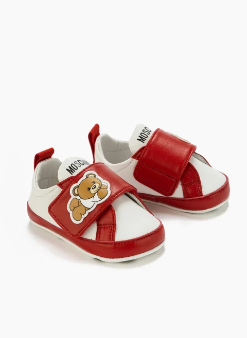 Бебешки буйки с 'Teddy Bear' апликация Moschino Kids — снимка 4