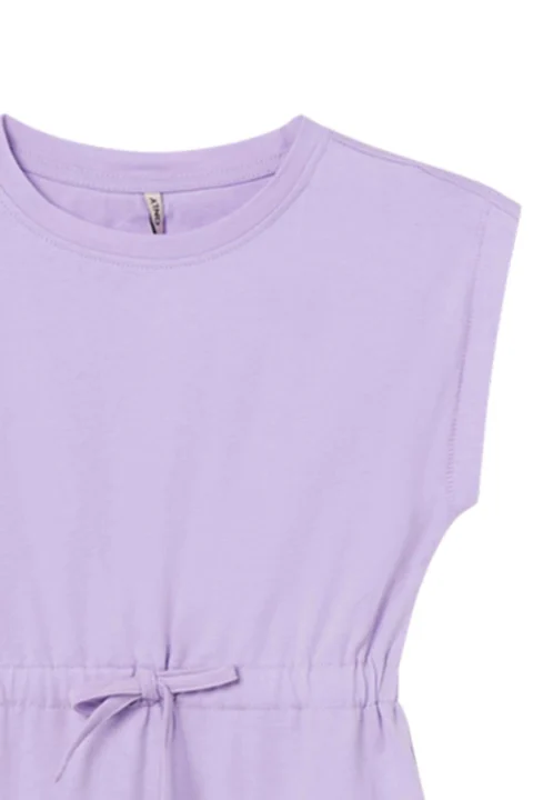Детски Рокля Kmgmay S/S Dress Solid Jrs 15253871 15-3817 tcx lavender — снимка 2
