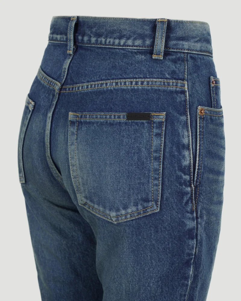 Cindy Jeans in Dark Beach Blue Denim — снимка 4