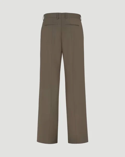 Wool Trousers in Green — снимка 2