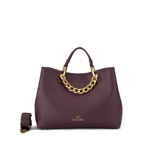 Дамска чанта бордо Beth Jewels Braccialini — снимка 6