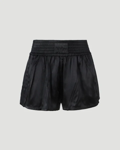 Track Short in Satin Jersey