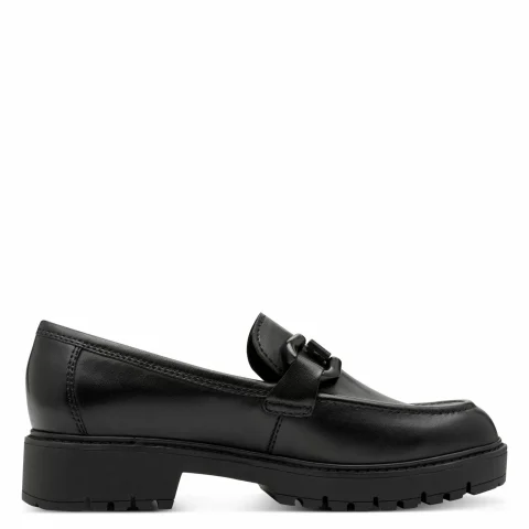 Дамски Лоуфър TAMARIS – 1-24733-45-003 BLACK LEATHER — снимка 2