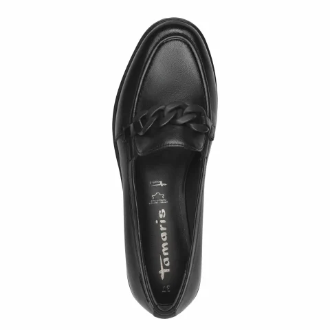 Дамски Лоуфър TAMARIS – 1-24201-41-003 BLACK LEATHER — снимка 5