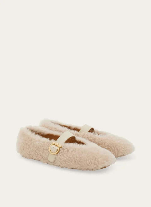 Балерини от вълна Ferragamo — снимка 2