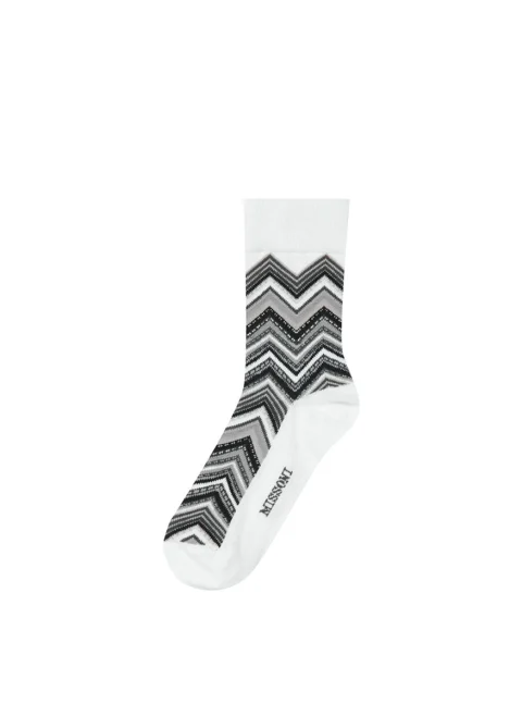 Чорапи със 'Zig-zag' принт Missoni Kids — снимка 2