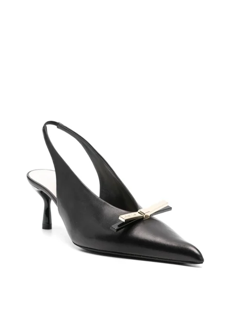 Обувки на ток с панделка Lanvin — снимка 2