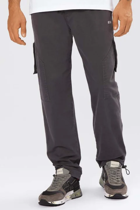 Долнище Pantalone Tessuto 23IU1M0B1016203 8758 grigio — снимка 2