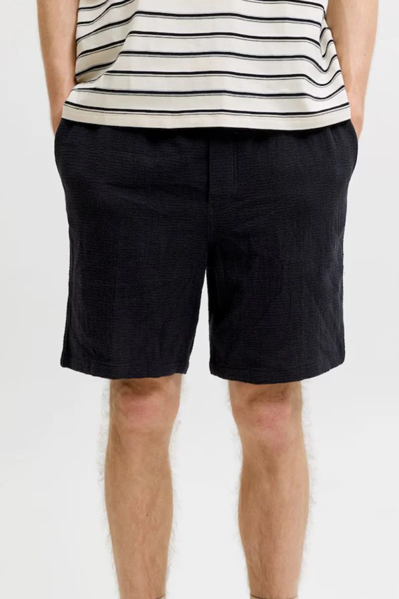 Бермуда Jpstjaiden Coba Stripe Jog Reg 12274413 C-N10 black — снимка 2