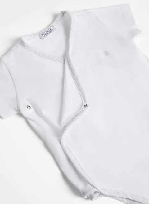 Бодита с контрастни кантове 'Bernie' Brunello Cucinelli Kids — снимка 3