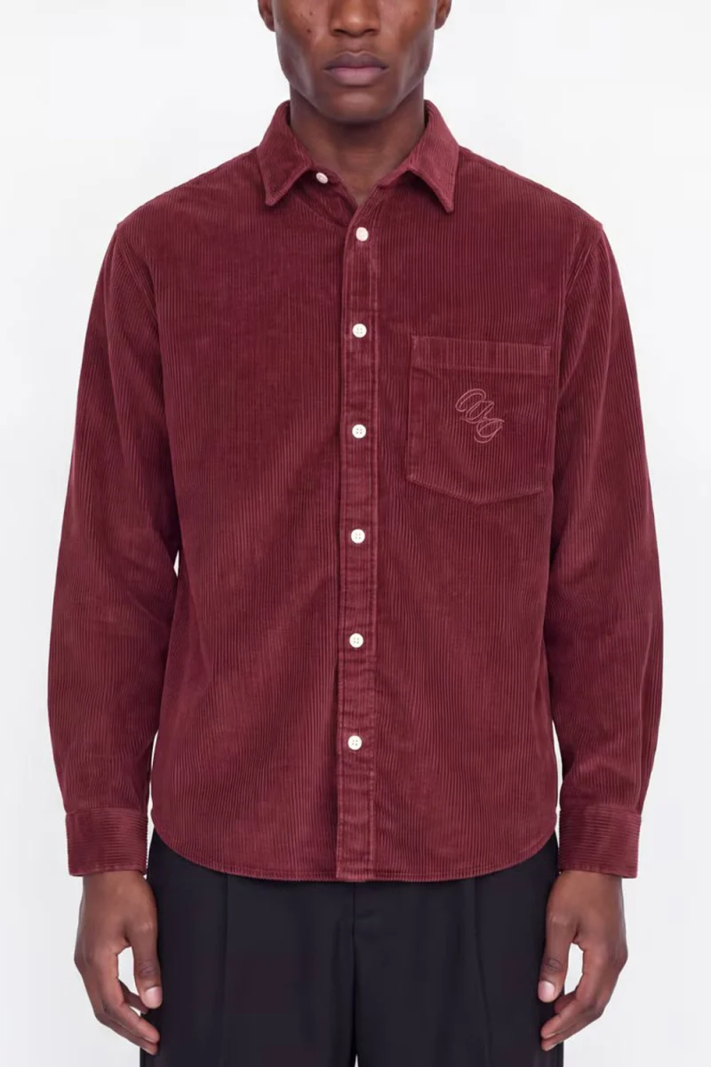 Риза Jorfrederiksberg Overshirt 12298514 19-1526 TCX chocolate truffle — снимка 2