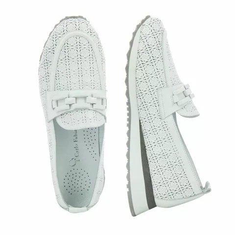 Дамски Ежедневни CARLO FABIANI – 420.1932 R02 WHITE — снимка 5