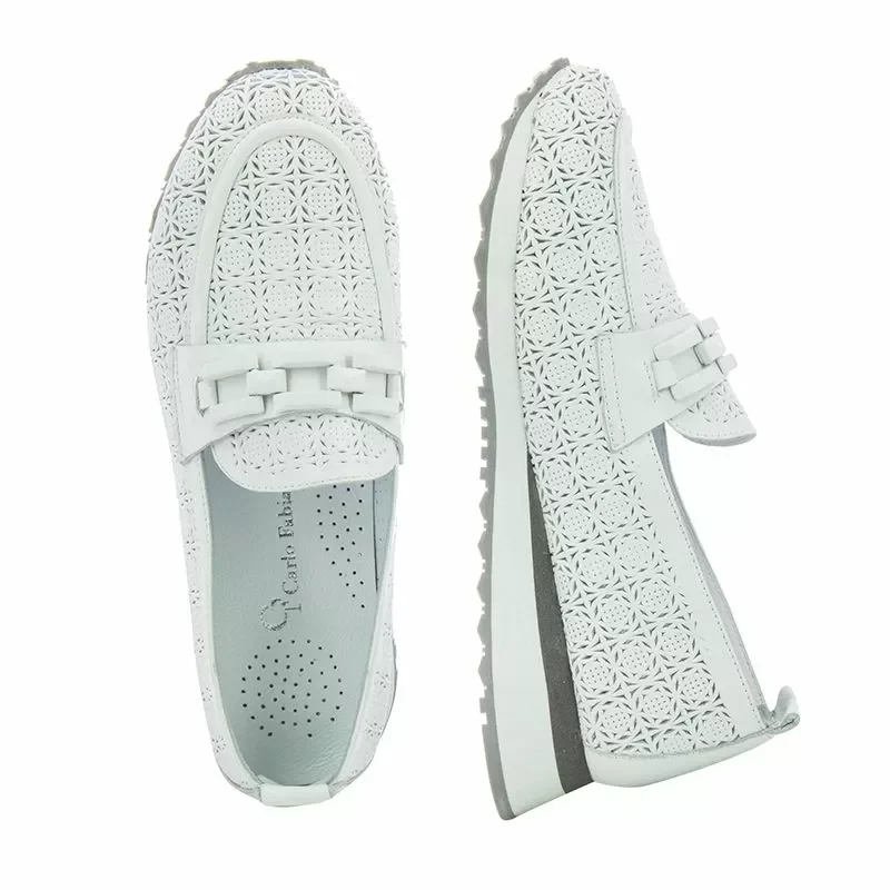 Дамски Ежедневни CARLO FABIANI – 420.1932 R02 WHITE — снимка 5
