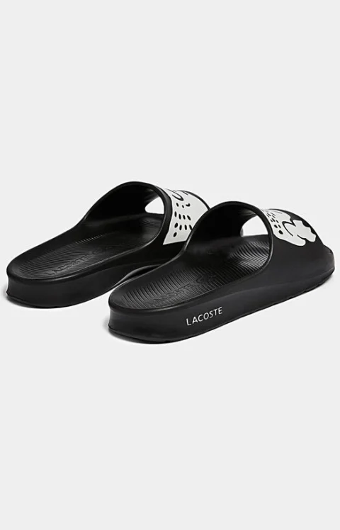 Черни чехли CROCO 2.00721 с лого — снимка 2