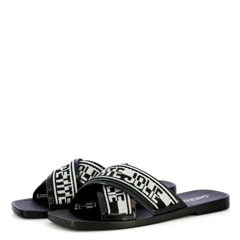 Дамски Равни Чехли PETITE JOLIE – PJ6437 VIBE BLACK — снимка 2