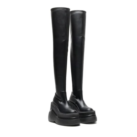 Дамски черни чизми Mammouth Casadei — снимка 6