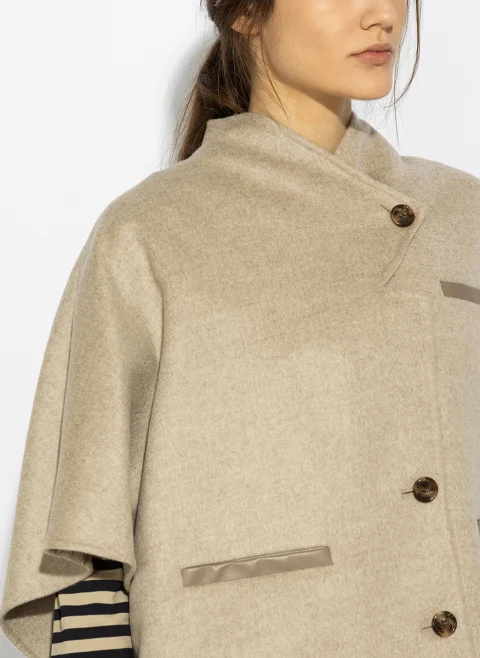 Пелерина от кашмир Max Mara Mxaandalo — снимка 2