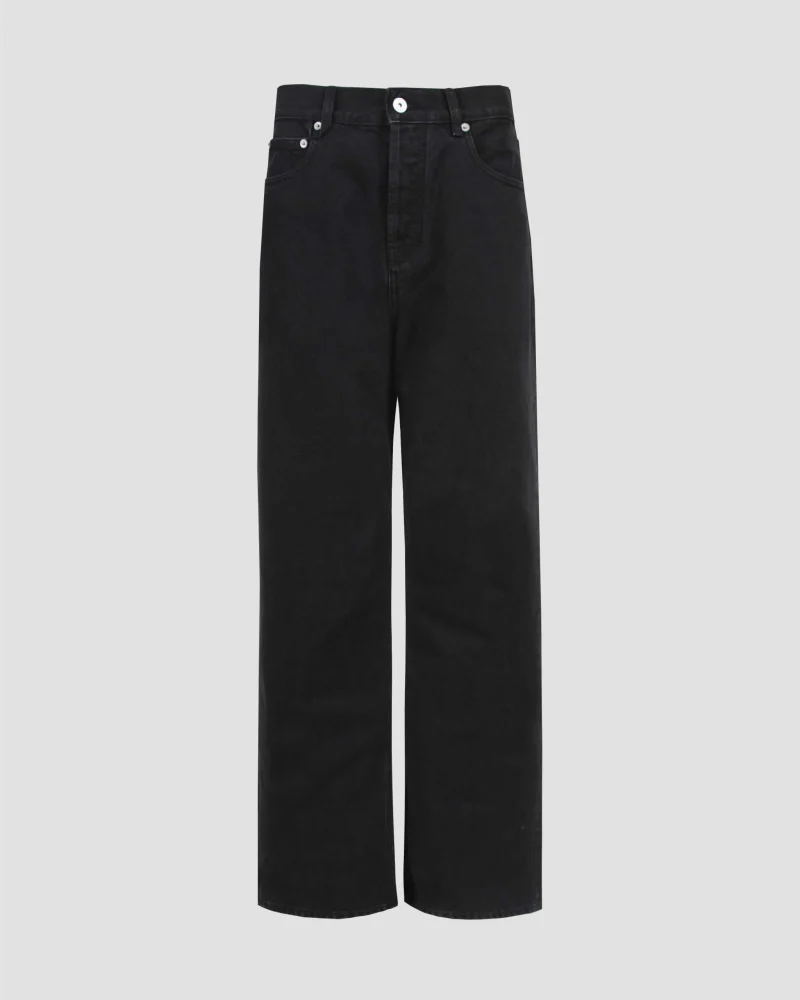 The Straight De-Nîmes Denim Pants in Black
