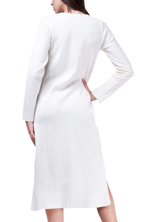 Рокля "Constructed Lines" Midi Dress W235703 13302-vanilla — снимка 2