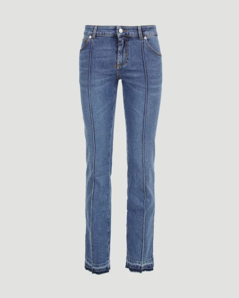 Front Seam Skinny Jeans