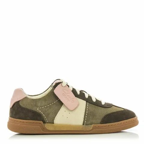 Дамски Сникърс CLARKS – 26174804 CRAFTMATCH LO OLIVE COMBI