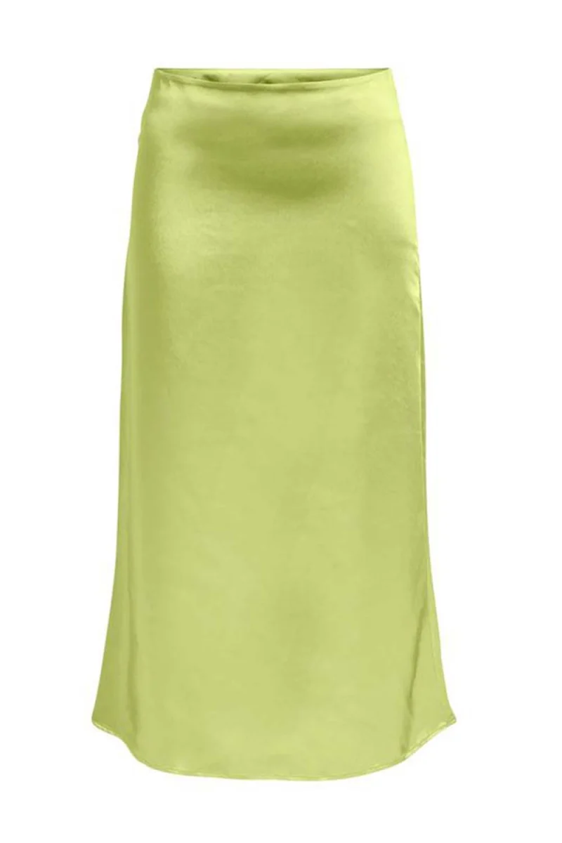 Пола Onlmayra Hw Long Satin Aop Skirt Wvn 15255393 13-0532 TCX celery green