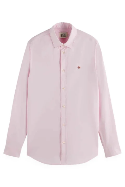Риза Regular Fit Solid Oxford 179863 SC650 light lilac