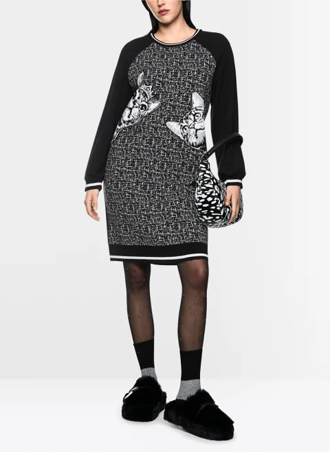 Рокля с 'cat' мотив Marc Cain Sports