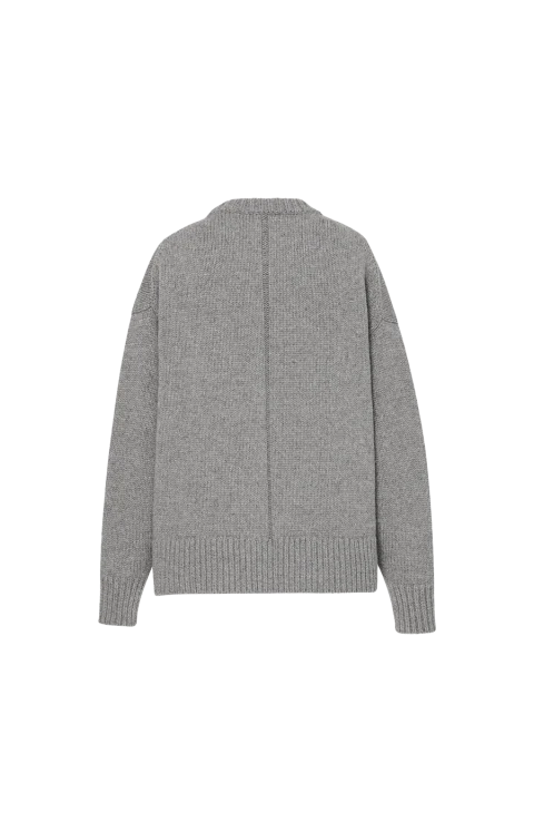 Ophelia Sweater in Grey Melange — снимка 2