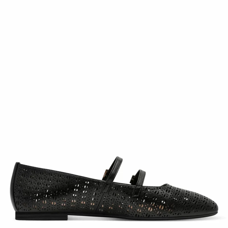 Балерини TAMARIS – 1-22132-46-006 BLACK STRUCT. — снимка 2