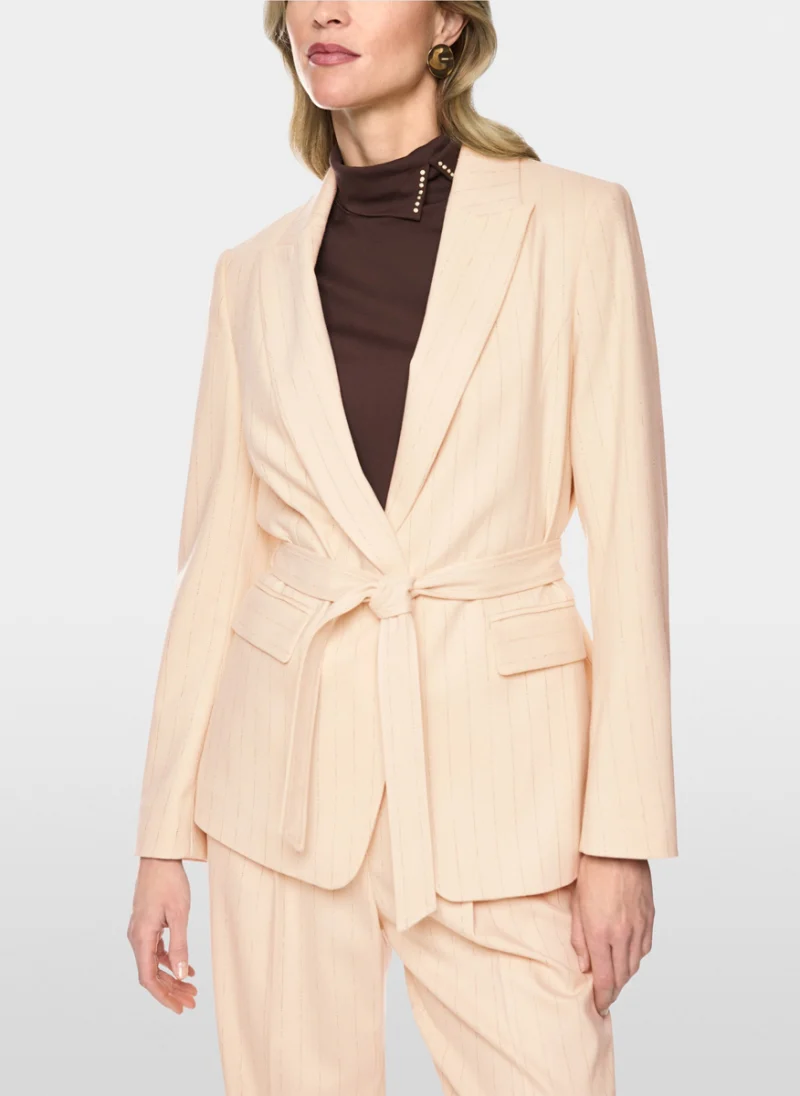 Сако с фино райе Marc Cain Collections