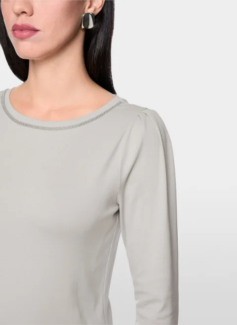 Блуза с декоративни кристали Marc Cain Collections — снимка 10