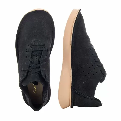 Дамски Ежедневни CLARKS – 26170418 VELHILL ETCH BLACK NUBUCK — снимка 5