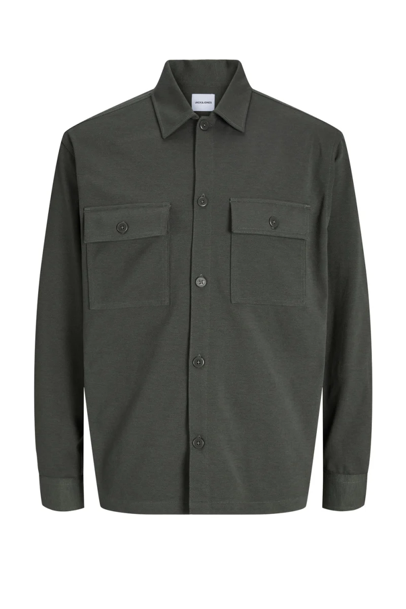 Риза Jjewilliam Overshirt 12306252 19-0405 TCX beluga