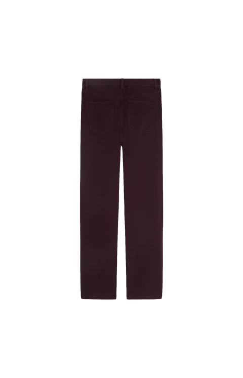 Classic Jeans in Dark Berry Cotton — снимка 2