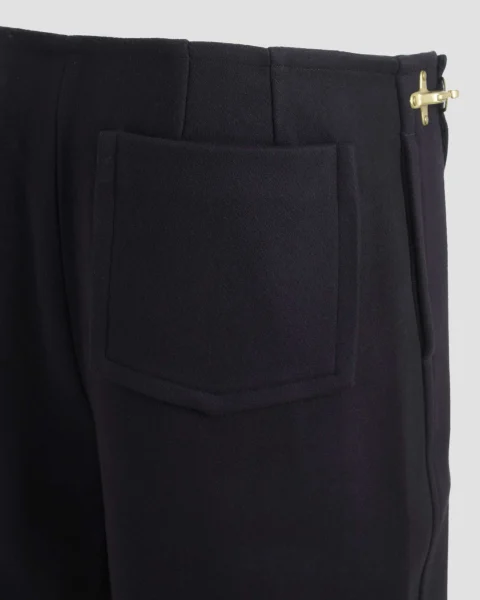Navy Melton Wool Parade Short — снимка 4