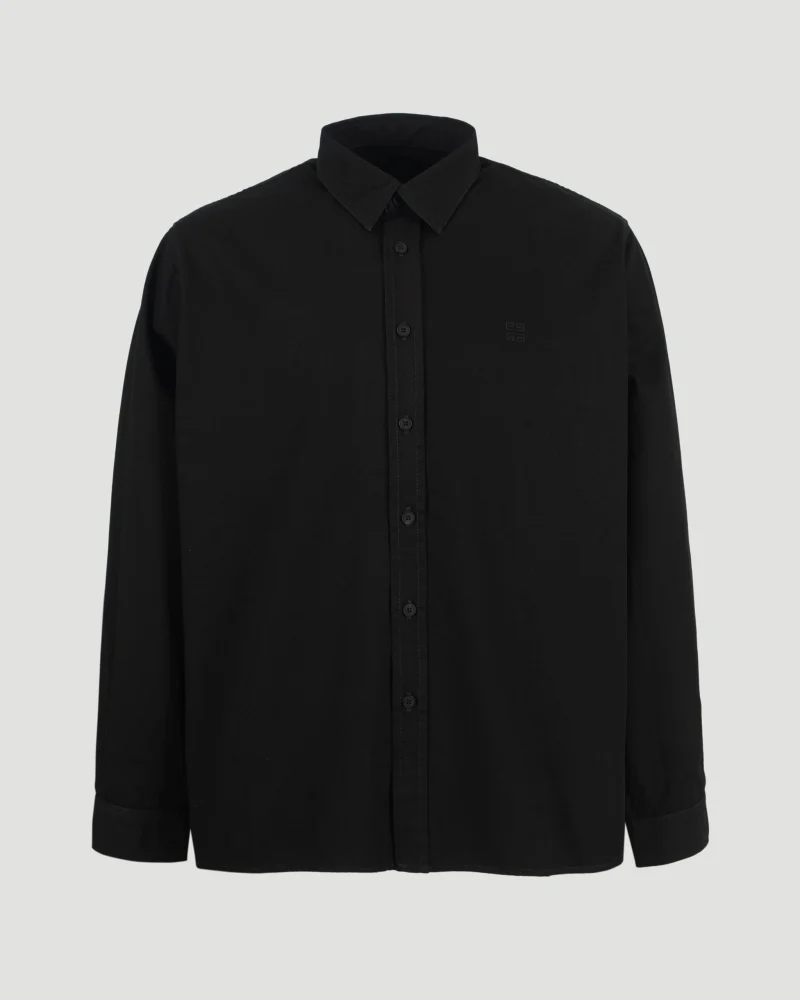 Cotton Shirt in Black