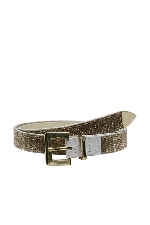 Колан Onlathena Glitter Pu Jeans Belt Acc 15308305 14-0002 TCX pumice stone