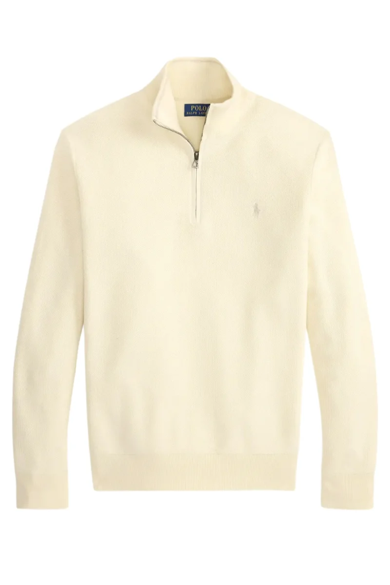 Плетено 32/2 Cotton-Half Zip 710B18060011 101 natural