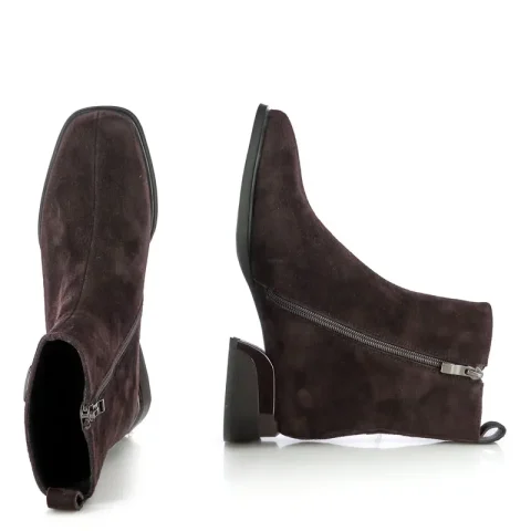 Дамски Боти На Ток CARLO FABIANI – 26366003 BROWN SUEDE — снимка 5