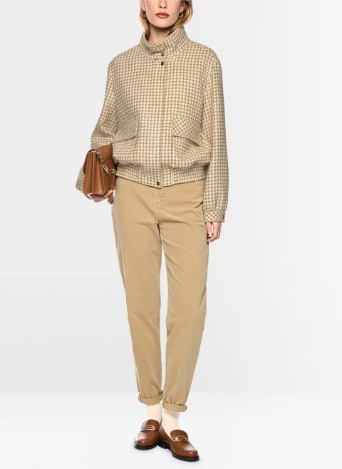 Бомбър яке 'Houndstooth' Marc Cain Collections — снимка 6