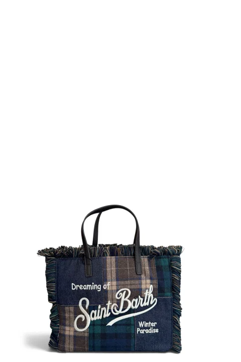 Чанта Colette Wool N With Strap COL0045-04125M patchwork denim tartan 6118 emb