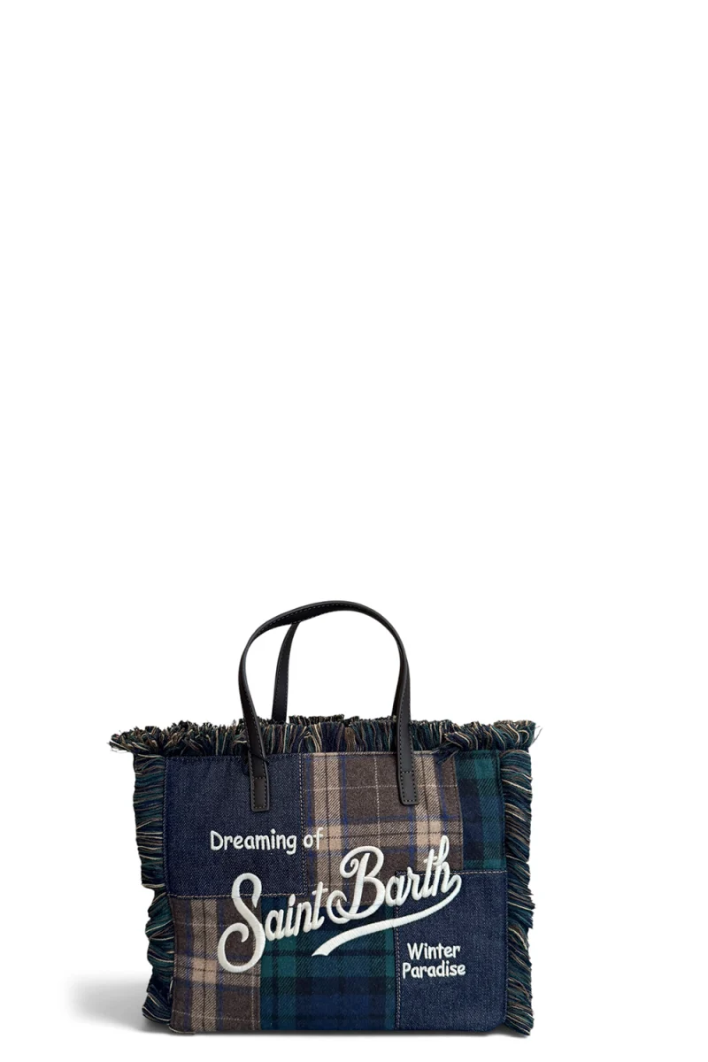 Чанта Colette Wool N With Strap COL0045-04125M patchwork denim tartan 6118 emb