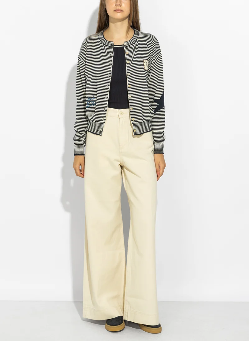 Жилетка с бродерия Weekend Max Mara Wkdteiera — снимка 6