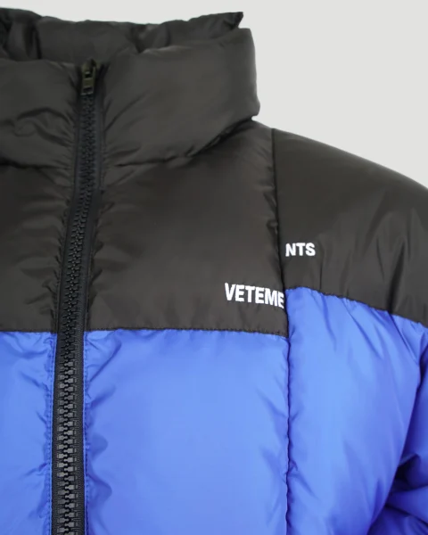 Puffer Jacket in Blue and Black — снимка 2