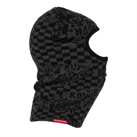 Плетена ски маска WARP CHECK SPRAYGROUND — снимка 4